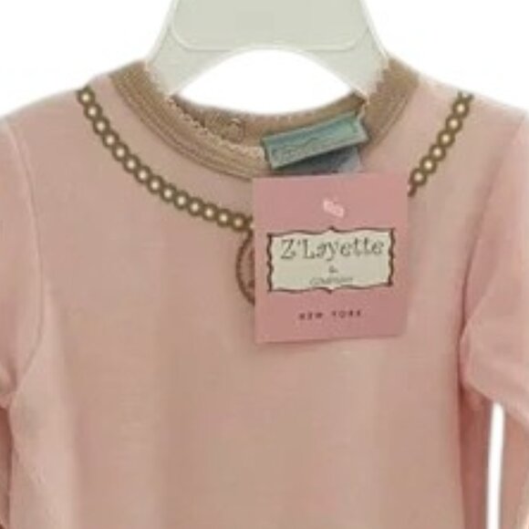 NWT Z'Layette Velour Ruffle Onesie 6 Months - Picture 8 of 8